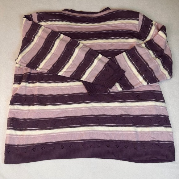 Alfred Dunner Cardigan Sweater Womens Size 3X Acrylic Casual Cozy See Details - Picture 2 of 8